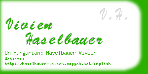 vivien haselbauer business card